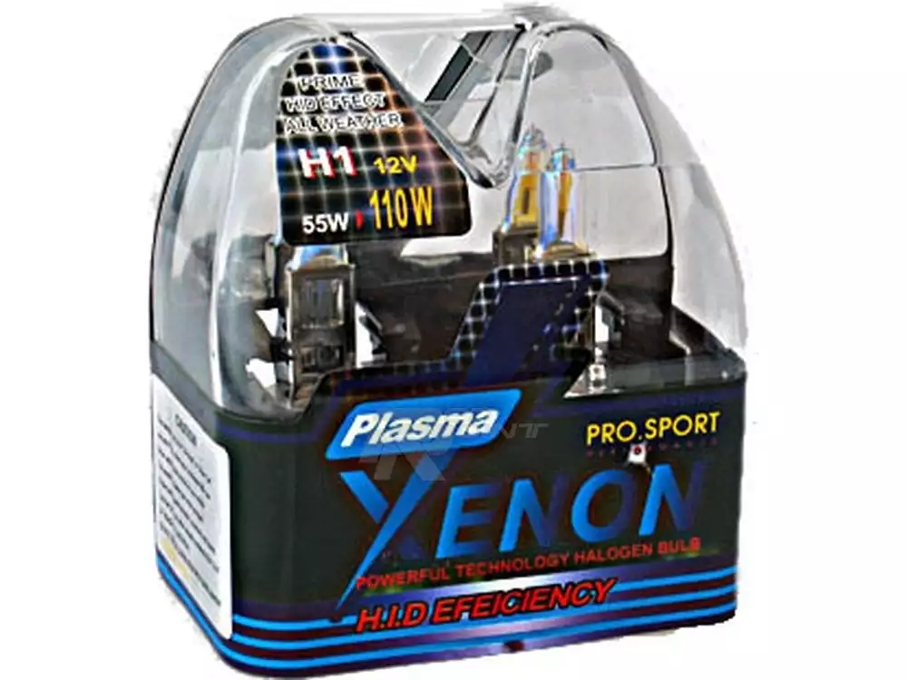 Лампа H1 55W+100% (110W) 6000K XENON ксенон эффект 