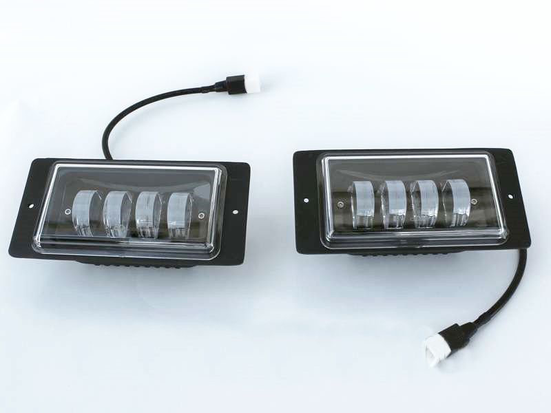 Фары противотуманные 2110 Диодные (квадратн отраж) -3LED